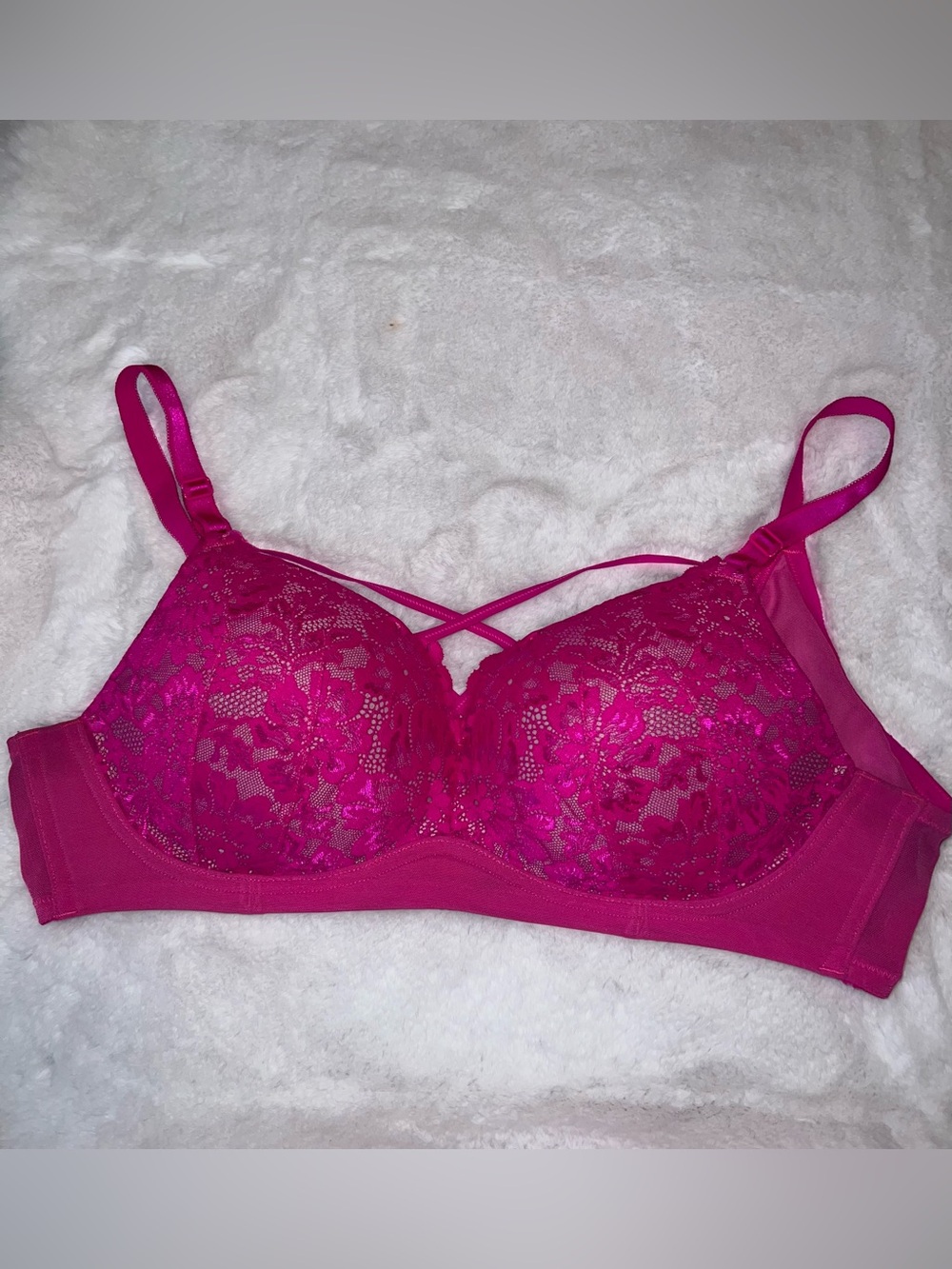 torrid Lace Bra - Hot Pink